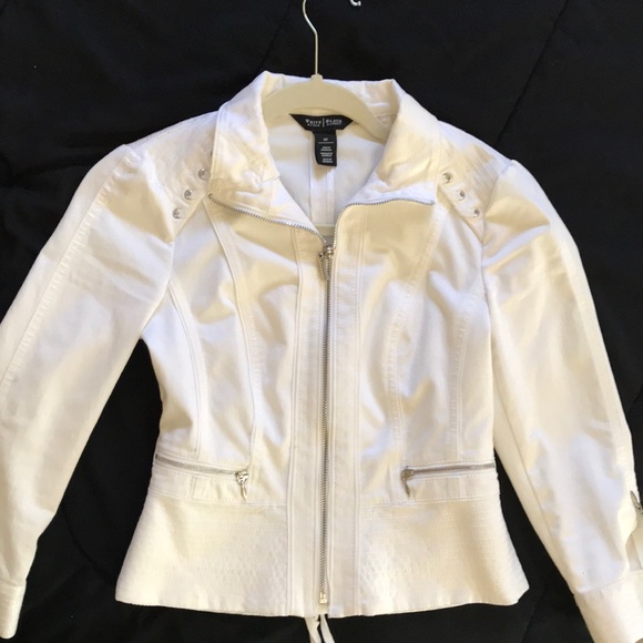 White House Black Market Jackets & Blazers - White House Black Market Stark White Blazer Top 00